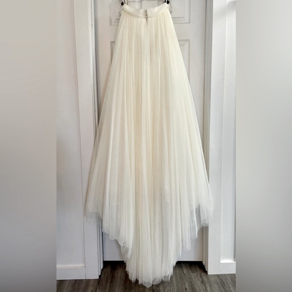 Pronovias Bridal Skirt NEW Soft Tulle with Court Train - Picture 11 of 15